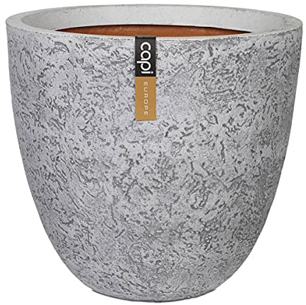 Capi - Bac Rock Plastique Top qualité Int/Ext Bullet Bas 43x41cm Sable - dimhaut: H 41 cm - Couleur: Sable