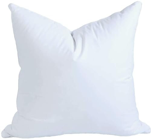 MoonRest® 22x22 Inch Synthetic Down Alternative Square Pillow Insert Form Stuffer for Sofa Shams, Decorative Throw Pillow, Cushion and Bed Pillow Stuffing - Hypoallergenic 22“X 22”