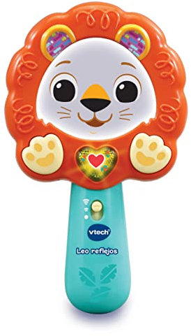VTech-Baby Espejo infantil Leo reflejos, Juguete para bebés +12 meses, Versión ESP.