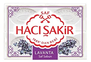 kenparazzi Sakir Seife Lavendel Reine 4x150gr - Gesichtsreiniger reinigt und mattiert die Haut - Naturseife, Körperpflege - Haarwaschseife, Duschseife
