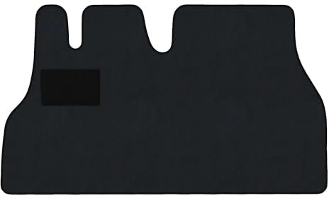 Fußmatten passend für Citroen Jumper I Typ 230 3-Sitzer (Baujahr 1994-2002), Dura Graphit | 1-TLG | Umrandung rot