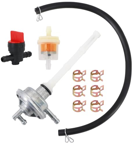 Dokili Benzinhahn Unterdruck 15mm für Piaggio Liberty Zip Vespa ET2 ET4 125 150 LX 50 4T