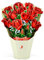 CUTPOPUP Rose Bouquet- carte d'anniversaire pop-up, 26 x 30 cm, fête des mères, carte de vœux en papier 3D (bouquet de roses)