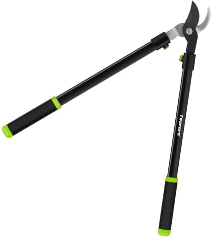 Twocorn - Troncarami da giardino con lama in acciaio, 71,1 cm, per tagliare rami di 3,8 cm