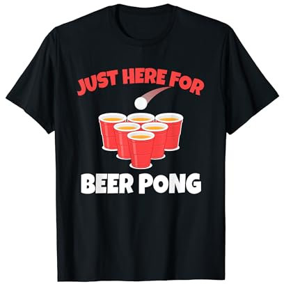 Bierpong-Trinken, College-Party, Beerpong T-Shirt