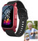Vcyex Reloj De Emergencia para Ancianos， Reloj Localizador De Personas Mayores，detección De Caídas， Videollamada SOS GPS, Llamada Bidireccional IP67 Resistente Al Agua,Red