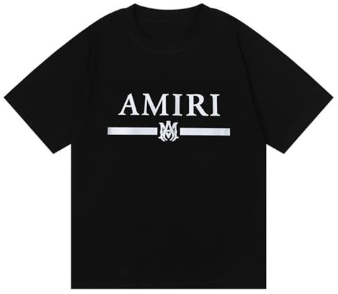T-Shirt Sportiva Tinta Unita Stampata alla Moda per Uomini E Donne, T-Shirt da Pendolarismo Quotidiano (Color-6,XL)