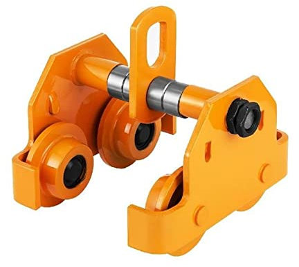 0,5 t bis 3 t Kapazitäts-Schubbalkenlaufkatze for Hochleistungs-Doppelrad-Garagen-Hebezeuge, manuelle Ebene for gerade gebogenen I-Träger-Flansch(3 Ton)