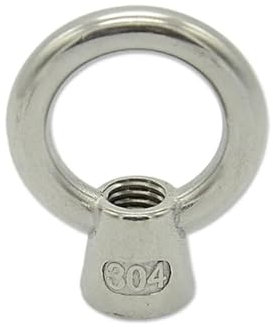 Hebemuttern 304 Edelstahl-Ringmutter Marine-Heberging-Hebemuttern(M12)