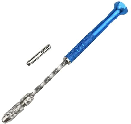 Taladro manual en espiral semiautomático para madera, metal, arcilla, resina, manualidades, 19 cm