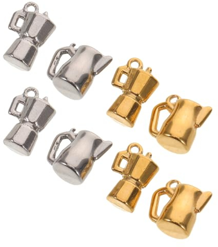 Mikikit 8 St Unika Pokal Vattenkannaformer för Diy-halsband Armband och Örhängen Hållbara Material för Smyckestillverkning och Kreativa Hantverk