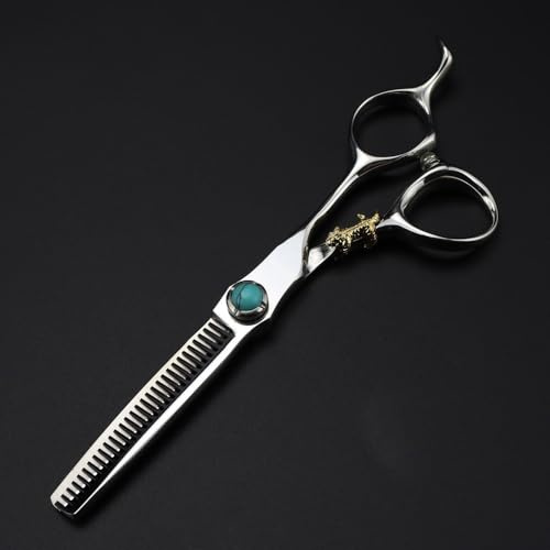 YZCIS Cesoie per Tagliare i Capelli, Forbici Professionali per Capelli in Acciaio 440c da 6 Pollici Forbici per Tagliare i Capelli Taglio di Capelli per diradare Strumenti per Barbiere Cesoie Forbici