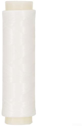 Fil de pêche à la mouche élastique en caoutchouc pour pêche à la mouche - Accessoire de rechange (blanc)