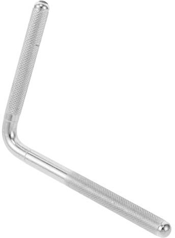 TOPBATHY Kuhglockenhalter L-förmiger Metallarm für Schlagzeug mit Sicherer Befestigung und Einfachem Gebrauch als Kuhglocken Zubehör für Musikstudio und Percussion