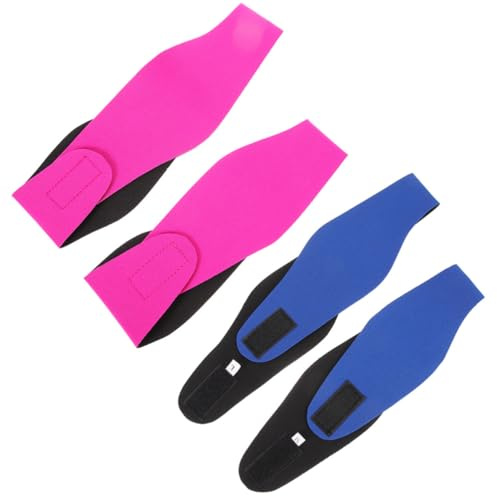 HAKIDZEL Fascia Copriorecchie Sportiva 4 Pezzi in Neoprene per Piscina e Palestra Protezione Orecchie da Nuoto Comoda per Adulti e Ragazzo Ragazza