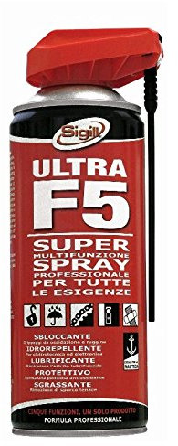 SIGILL Ultra F5 500 ml super pray MULTIFUNZIONE spray ideale per nautica! Sblocca, lubrifica, sgrassa e protegge, Prodotto professionale (1)