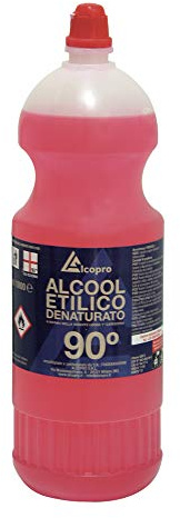 Alcopro Alcool Etilico Denaturato 90° - 12 flaconi da 1 litro