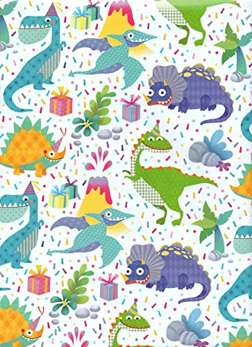 ARKRAFT 3 feuilles de papier cadeau 90 x 65 cm emballage sans plastique papier FSC (18-9174)