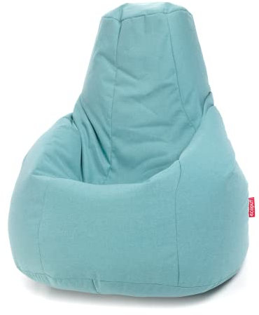 Active Pouf Fåtölj XXL väska med tygstoppning Polyester Vattentät Vattentät stol Gaming Puff Relax Dim. 90 x 130 Cm By Ecopuf