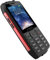 HAMTOD H3 telefono per anziani resistente, schermo 2,8, 128MB ROM, doppia SIM, 2G/3G/4G, supporta TF, tasti grandi, SOS, torcia, batteria 2000mAh(rosso)