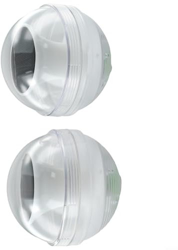 Luce a sfera galleggiante solare per laghetto da giardino e piscina, 3 modalità di illuminazione con effetti cambianti colore RGB (2 pezzi)