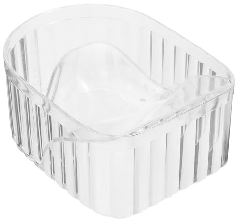 Anneome Bol Transparent pour Trempage des Ongles en Acrylique Bol pour Manucure et Nail Art Accessoire de Beauté des Mains pour Retirer Vernis et Capsules Usage Salon et Domicile