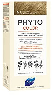 Phyto Color Permanente Coloración Con Pigmentos Vegetales 9. Rubio De Oro Muy Ligero
