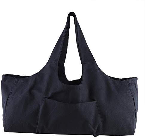 HERCHR Damen Yogatasche Groß Reisetasche, Große Tasche Für Yogamatte, Mehrzweck Turnbeutel, Yogamatte, Tragetasche Mit Seitentasche, Tragetasche Mit Seitentasche, Passend Für Die Meisten Matten