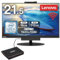 Lenovo TIO 22 PC All-in-One, Intel i5 8400T, 16GB RAM, SSD 512GB, Office 2021, Wi-Fi e Bluetooth, DVD RW Incluso (Ricondizionato)