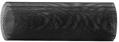 Jdeijfev Grille de voiture universelle en métal 40 x 13 pouces Grille de grille en rhombique Trou en 8 x 16 mm
