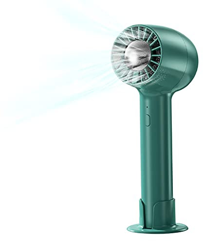 Ventilateur Portable Rechargeable,Mini Ventilateur Silencieux,Ventilateur à Main,Rechargeable 2000mAh Batterie,Avec 3 Vitesses Réglable Portable Fan,Ventilateur De Poche pour Bureau Voyage Camping