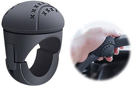 Manopola Volante Spinner Pomello Universale - Maniglia di Alimentazione, Adatta per Auto, Camion, Carrello Elevatore, Tosaerba, Trattore, Barca, Carrello da Golf, Sfera Volante