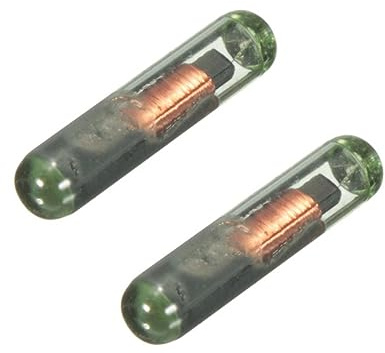 2 unidades ID48 chip inmovilizador para coche universal transpondedor Crypto cristal sin programar