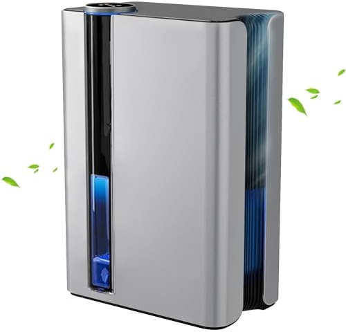 AUTUMFLATGAO Quiet Dehumidifier for Bedroom, 95oz Dehumidifier for Bathroom, Portable Small Dehumidifiers with Drain Hose, For Rv Closet Home Room Basement