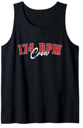 Drum & Bass Design Drum n Bass 174 BPM Crew Dnb Tank Top