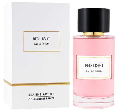 JEANNE ARTHES - Collection Privée - Eau de Parfum Red Light - Boisé & Ambré - Jasmin, Accord Boisé Ambré- Fabriqué en France à Grasse - Flacon Vaporisateur 100 ml