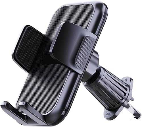 Wwyan Black Universal Air Vent Car Mount, Cell Phone Holder for Car Hands Free Clamp Cradle Vehicle fit for iPhone 15 14 13 Pro Max Smartphone，Automobile Accessories，Cell Phone Automobile Cradles