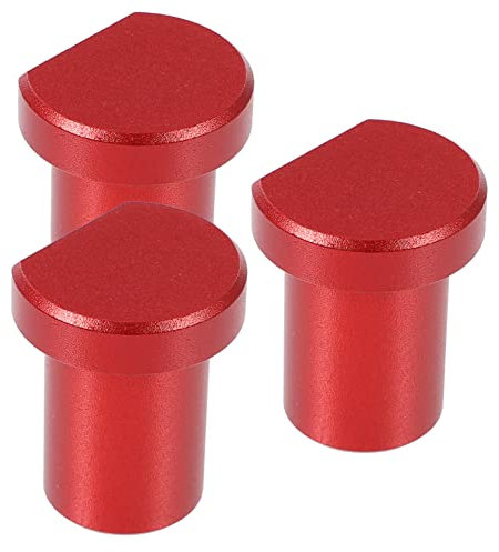 GETAJGHSD 3pcs Aluminum Alloy Workbench Short Stopper Bench Dog Clamp for Woodworking Durable Planing Plug with Non Slip Surface for Routing and Cutting Tasks