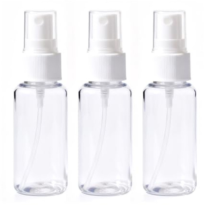 ANMOYIXIA Sprayflaska 3 x 50 ml Transparent Sprayaflaska Bärbara Reseflaskor Set Tom Liten Kosmetika Sprayflaska För Parfymer Oljor Alkohol Och Vatten