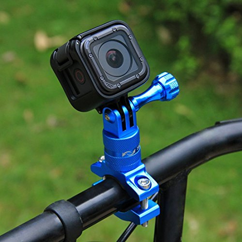 PULUZ Go Pro Bike Halterung 360°Rotation Lenker Fahrradhalterung für Actionkamera Go Pro Hero Hero11 /10/9 /8/7 /6/5, Insta360 Ace/Ace Pro, DJI Osmo Action 4