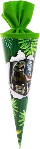 goldbuch T-Rex Schultüte Dino Zuckertüte Einschulung Schulanfang Schule Kinder: Größe: 35 cm rund