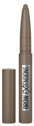 Maybelline New York Brow Extensions Eyebrow Pomade Crayon Defining Eyebrow, 06 Deep Brown