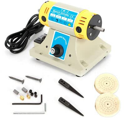 220V/200W Doppelkopf Schleifbock Poliermaschinen 800-10000 U / min Hocheffektive Mini-Drehmaschine Poliermotor Doppelschleifmaschinen