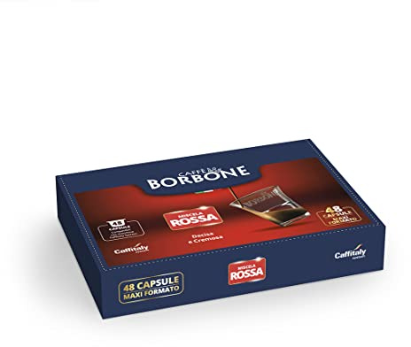Caffè Borbone Miscela Rossa - 48 Capsule Originali - Per Macchine da caffè Caffitaly*