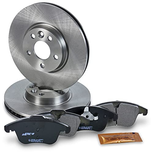 ATEC GERMANY Juego de frenos eje delantero incl. discos de freno Ø 300 mm ventilados + pastillas de freno delanteras