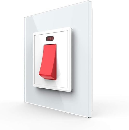 Interruptor inteligente de pared 2P para cocina, interruptor bipolar, interruptor de aire acondicionado de doble polo de 20 A, VL-B6KMKV20A-2WP