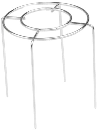 HOLIDYOYO Supporto di Raffreddamento per Torte in Acciaio Inox Rotondo | Argento, Lavabile in Lavastoviglie, Struttura per Favorire Flusso D'aria Sotto