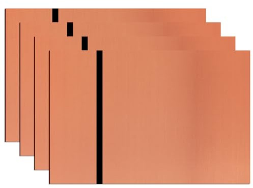 Laser Gravur Schilder, 4 Stück 30x20cm personalisierte Kunststoffschilder ABS Kunststoffplatte für Lasergravierer, Doppelfarbiges Lasergravur Acrylplatte Gravierplatten für DIY Zeichen