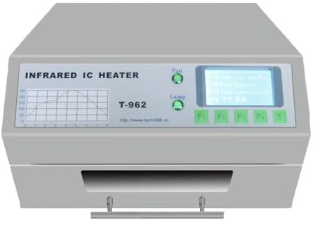 Station De Soudage Par Refusion, Four De Refusion Infrarouge 800 W/1500 W/2500 W, Chauffage Infrarouge Professionnel, Station De Reprise De Pcb, Machine De Refusion Automatique De Soudage,T-962