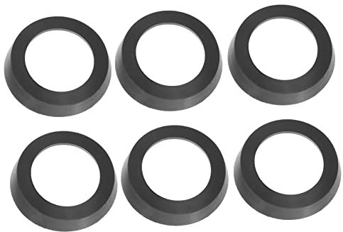 VILLCASE 6 Stück Leder Pumpbecher Gummi Dichtungsbecher Für 75mm Druckwasserpumpe Handpumpe Ersatzteil Zubehör